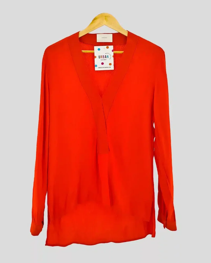 Blusa Manga Larga Liviana Awada de Mujer Talle 1