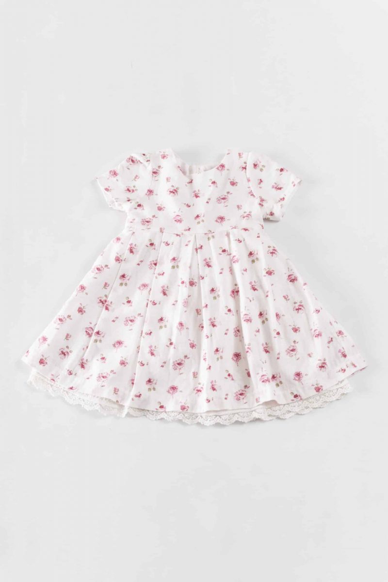 Vestido corto verano Baby Cottons de Bebe Nena Talle 9M