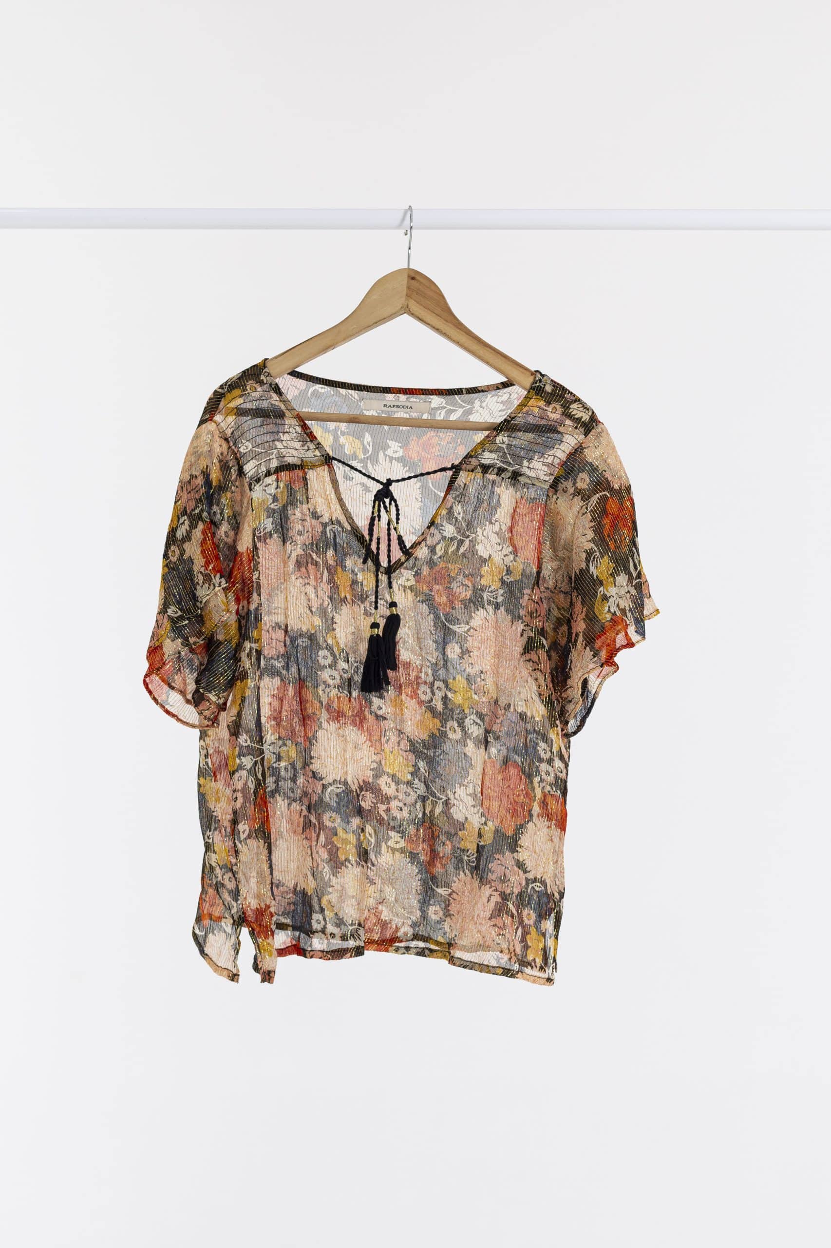 Blusa Manga Larga Verano Rapsodia de Mujer Talle L Urban Luxury