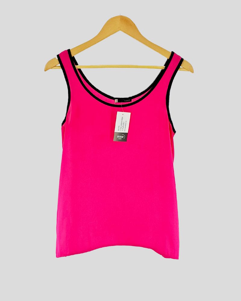 Blusa Sin Mangas Tucci de Mujer Talle S