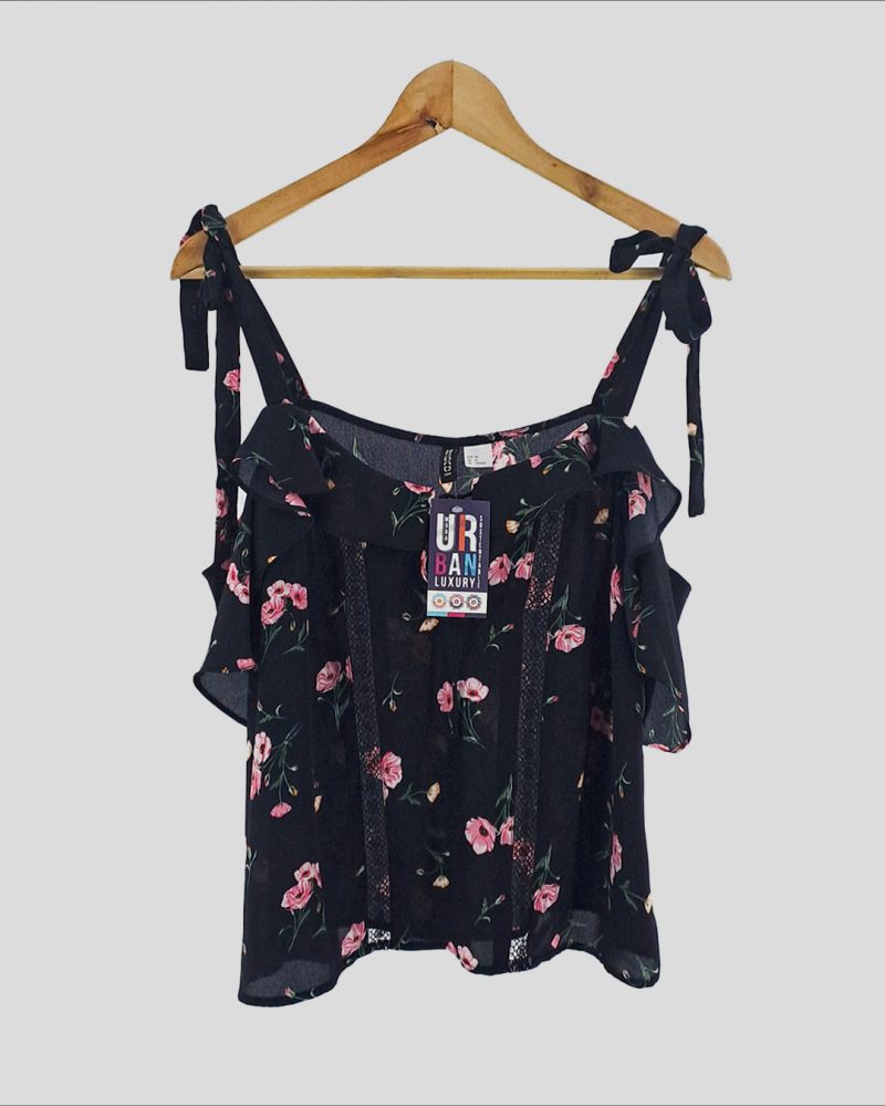 Blusa Sin Mangas H&M Divided de Mujer Talle 40