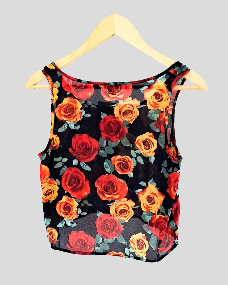 Blusa Sin Mangas Forever 21 de Mujer Talle S