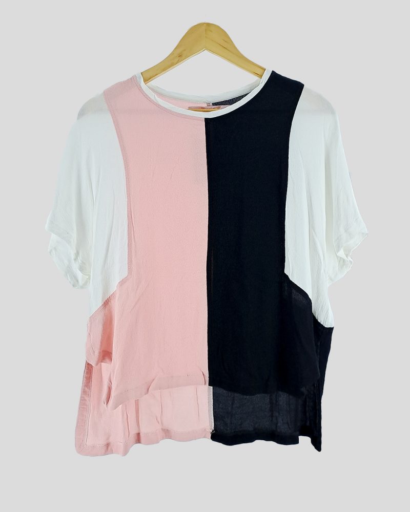Blusa Manga Corta SalSiPuedes de Mujer Talle 2