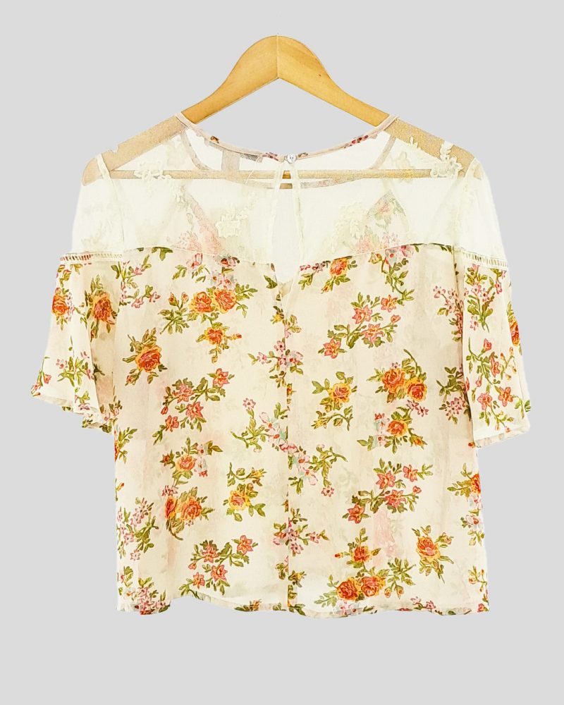 Blusa Manga Corta Forever 21 de Mujer Talle S