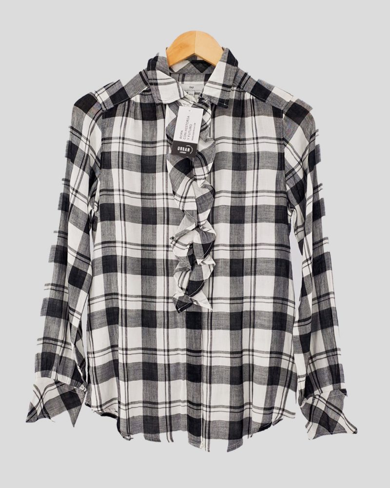 Camisa Manga Larga Liviana Mujer GAP de Mujer Talle S