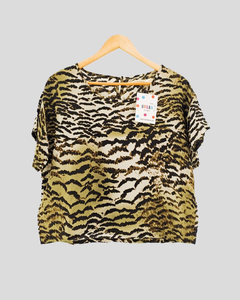 Blusa Manga Corta Rapsodia de Mujer Talle S