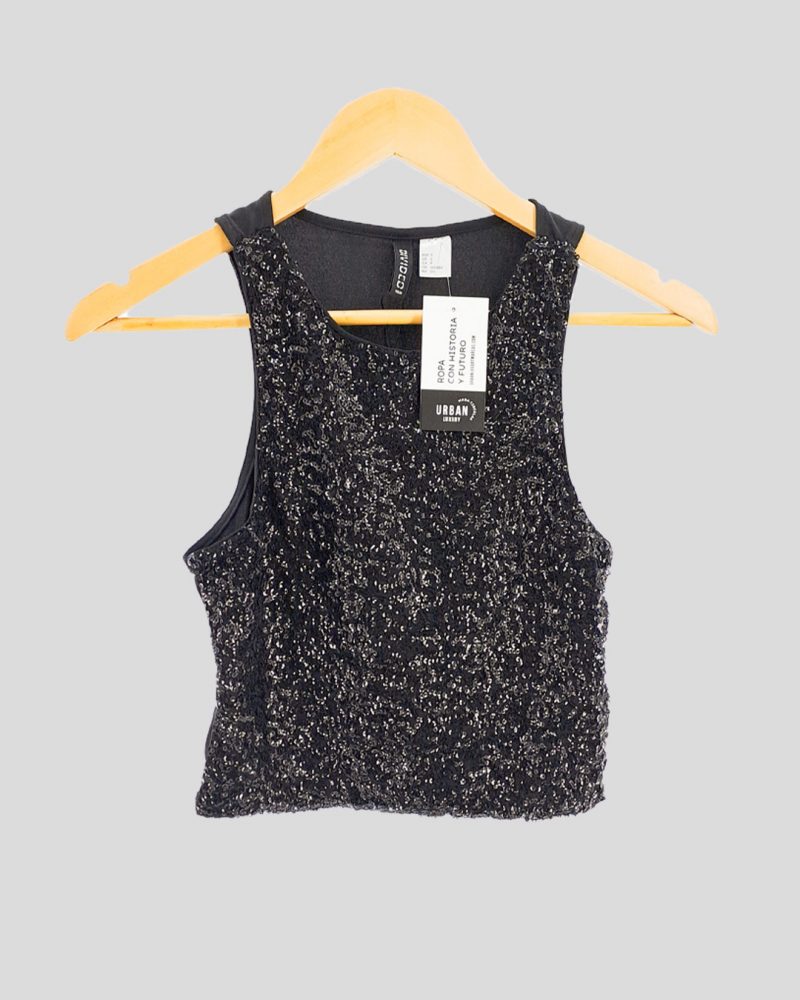 Blusa Sin Mangas H&M Divided de Mujer Talle S