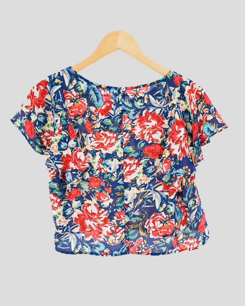 Blusa Manga Corta Forever 21 de Mujer Talle M