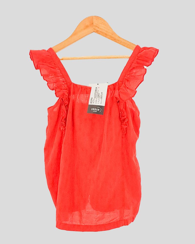 Blusa Sin Mangas Rapsodia de Chica Talle U