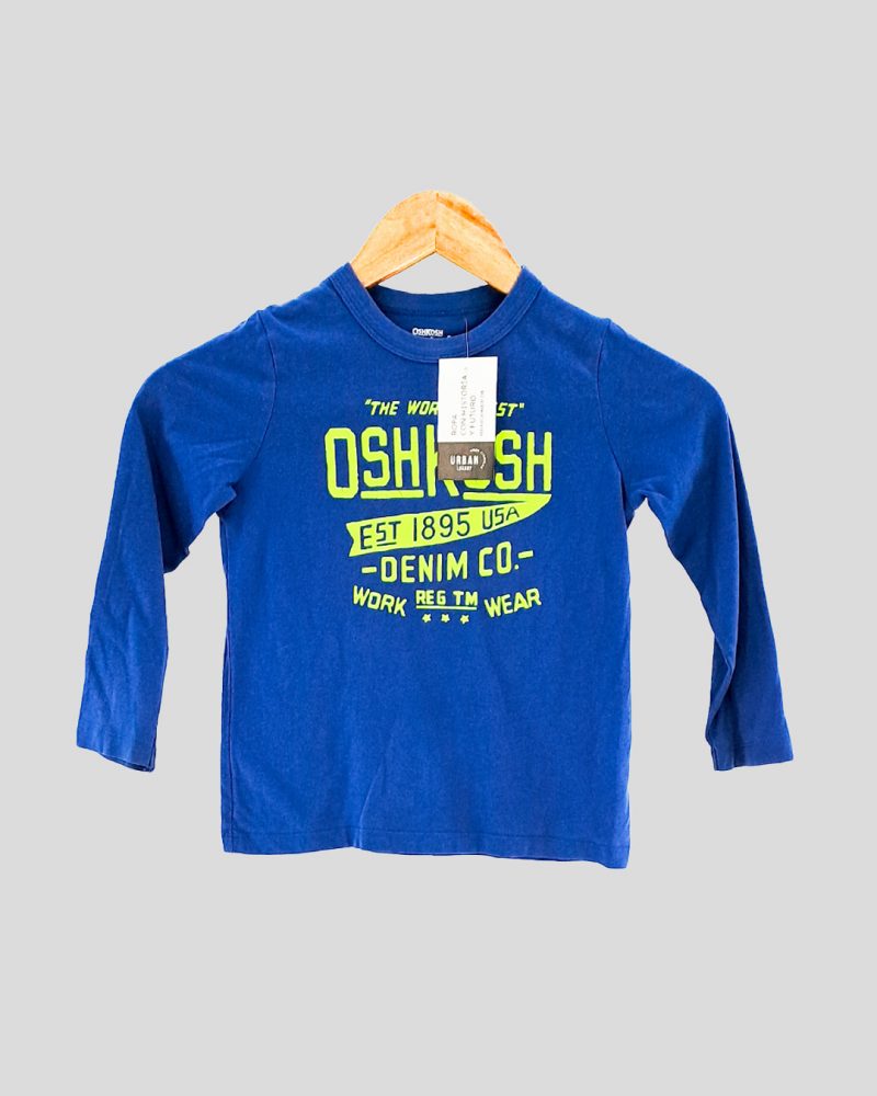 Remera Manga Larga Osh Kosh de Nene Talle 5