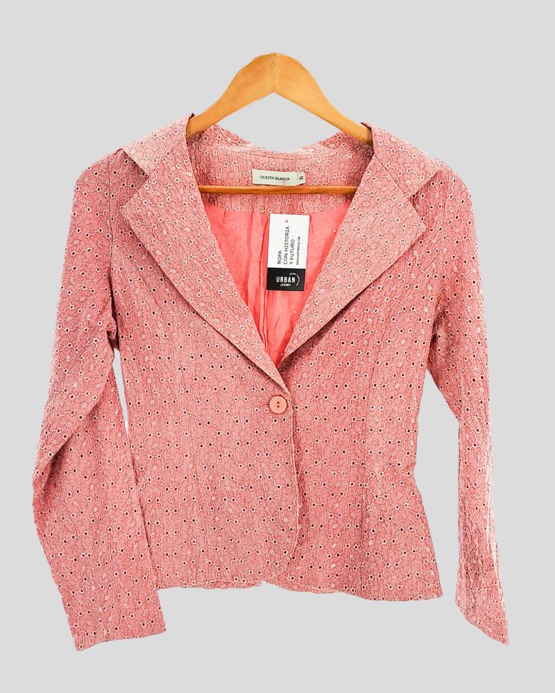 Blazer Liviano Cuesta Blanca de Mujer Talle 40