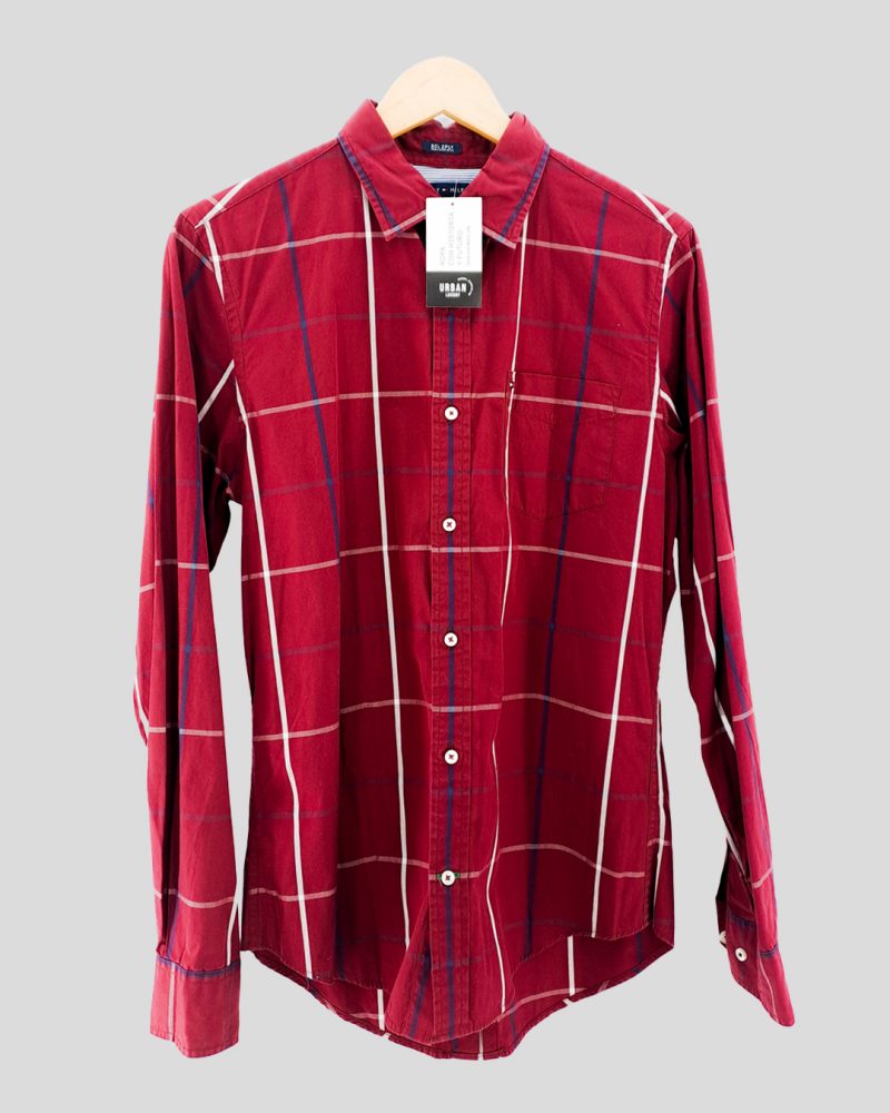 Camisa Manga Larga Hombre Tommy Hilfiger de Hombre Talle S