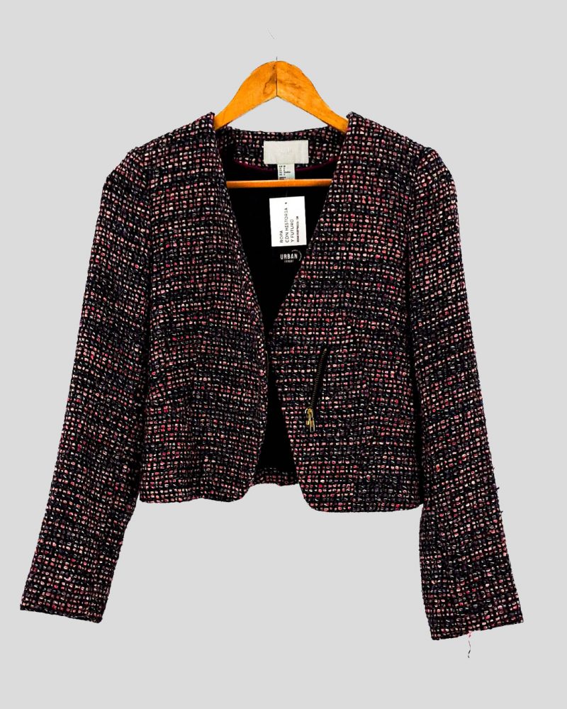 Blazer Abrigado H&M de Mujer Talle 36