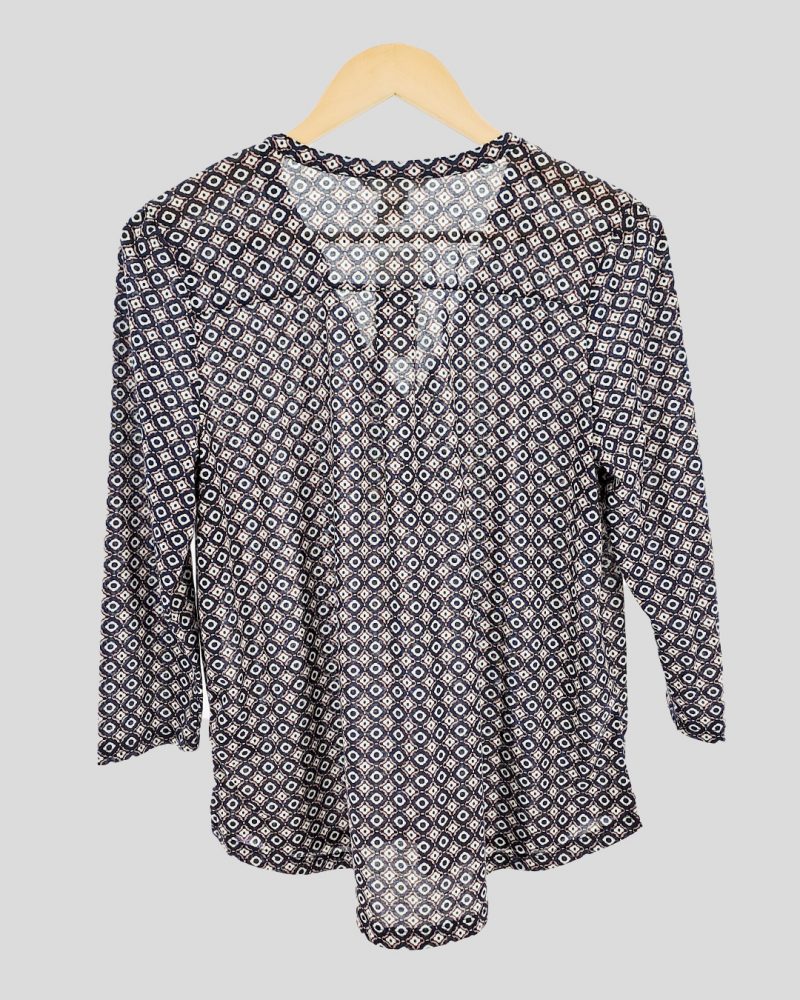 Blusa Manga Larga Liviana H&M de Mujer Talle M