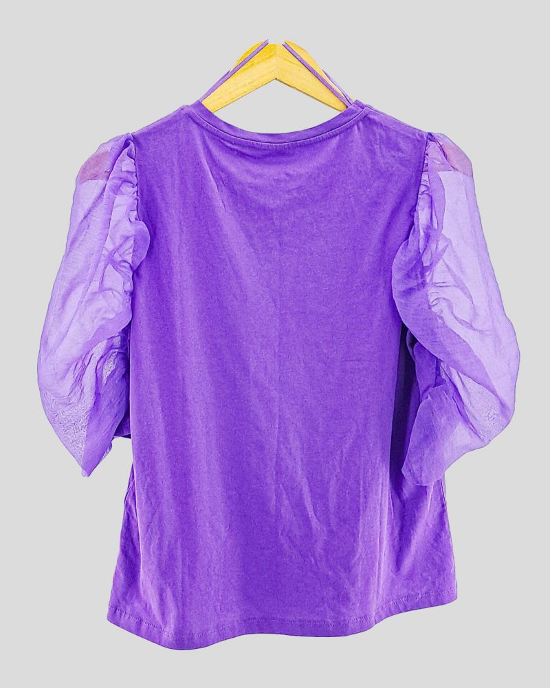 Blusa Manga Corta Zara de Mujer Talle L