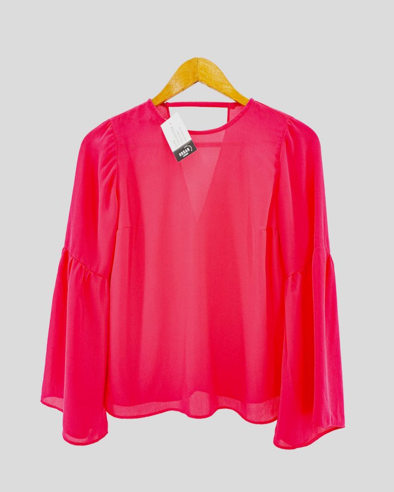 Blusa Manga Larga Liviana Las Oreiro de Mujer Talle M