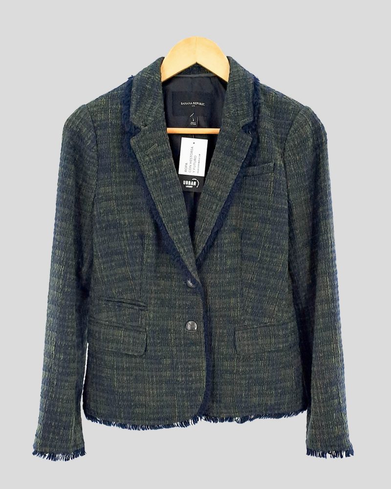 Blazer Abrigado Banana Republic de Mujer Talle 4