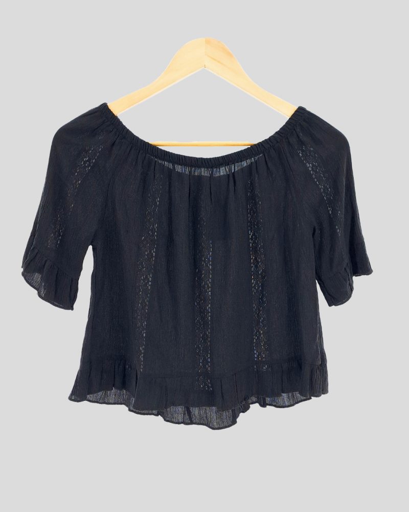 Blusa Manga Corta Marca Nacional de Mujer Talle XS