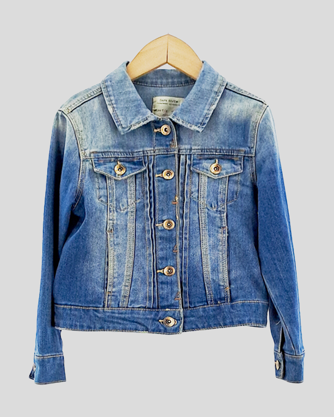 Campera de jean fashion niña zara