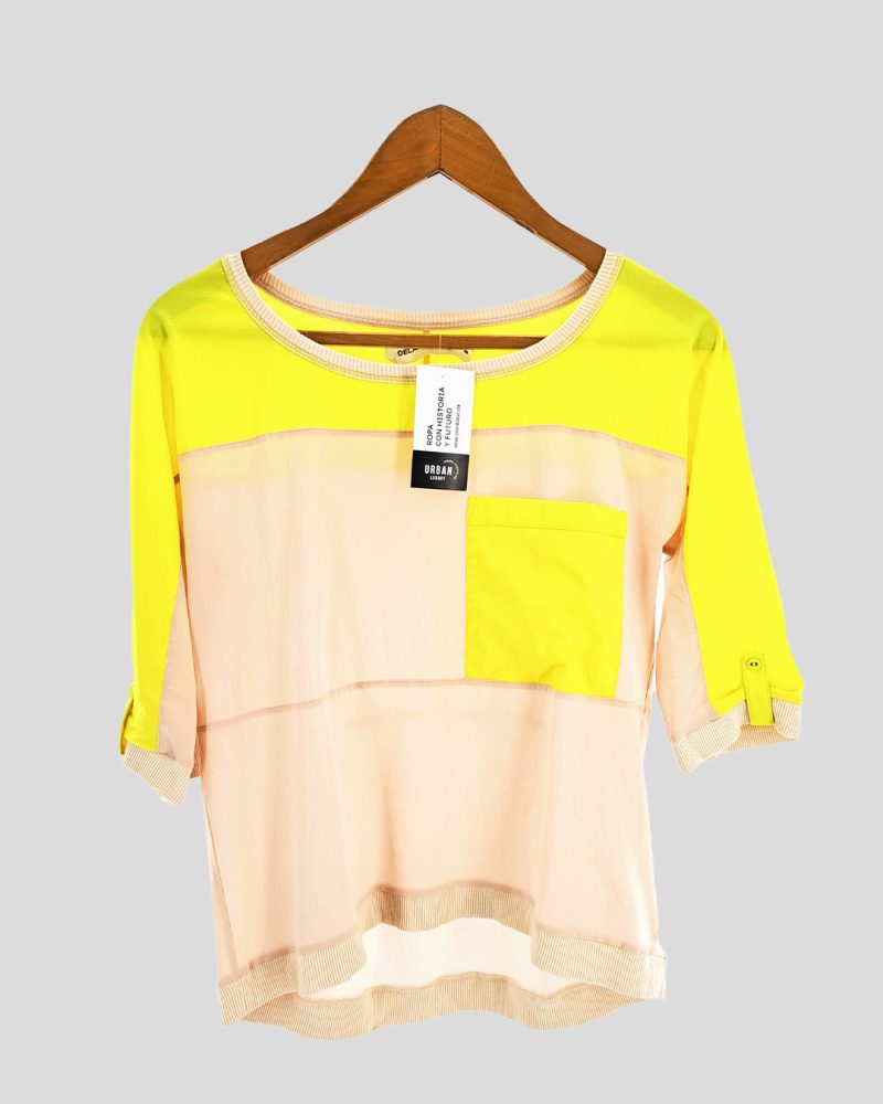 Blusa Manga Corta De La Ostia de Mujer Talle 2