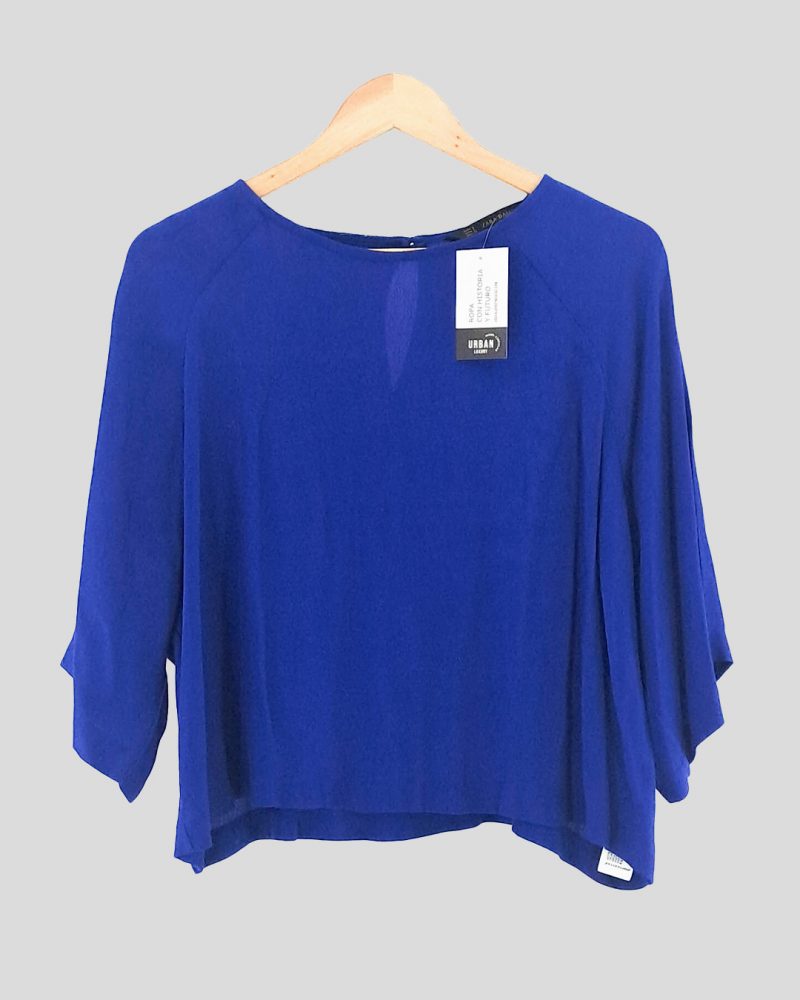 Blusa Manga Corta Zara de Mujer Talle L