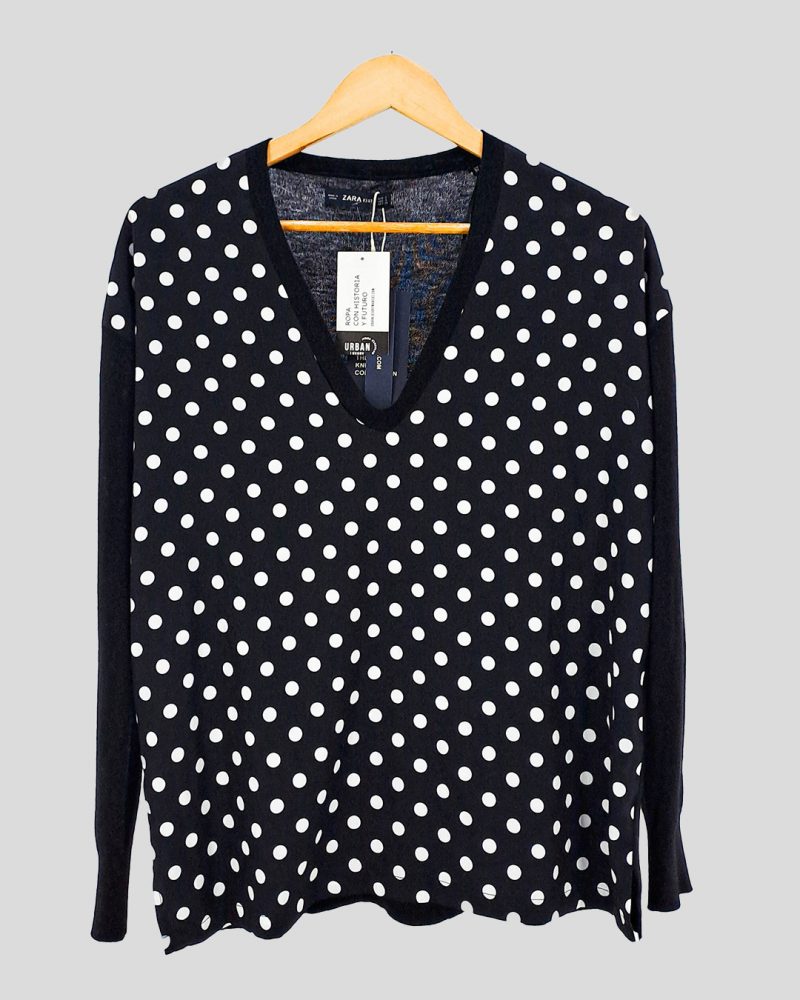 Blusa Manga Larga Invierno Zara de Mujer Talle S