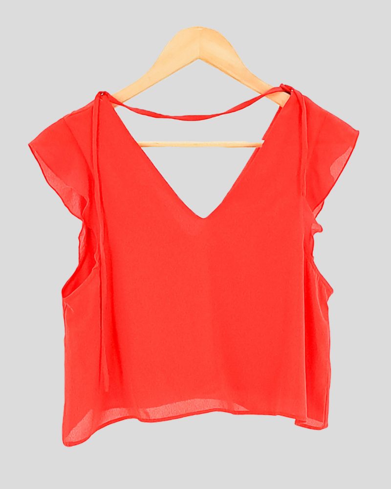 Blusa Sin Mangas Marca Nacional de Mujer Talle S