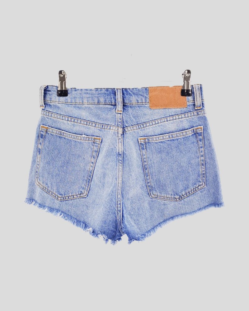 Short de Jean H&M Divided de Mujer Talle 34