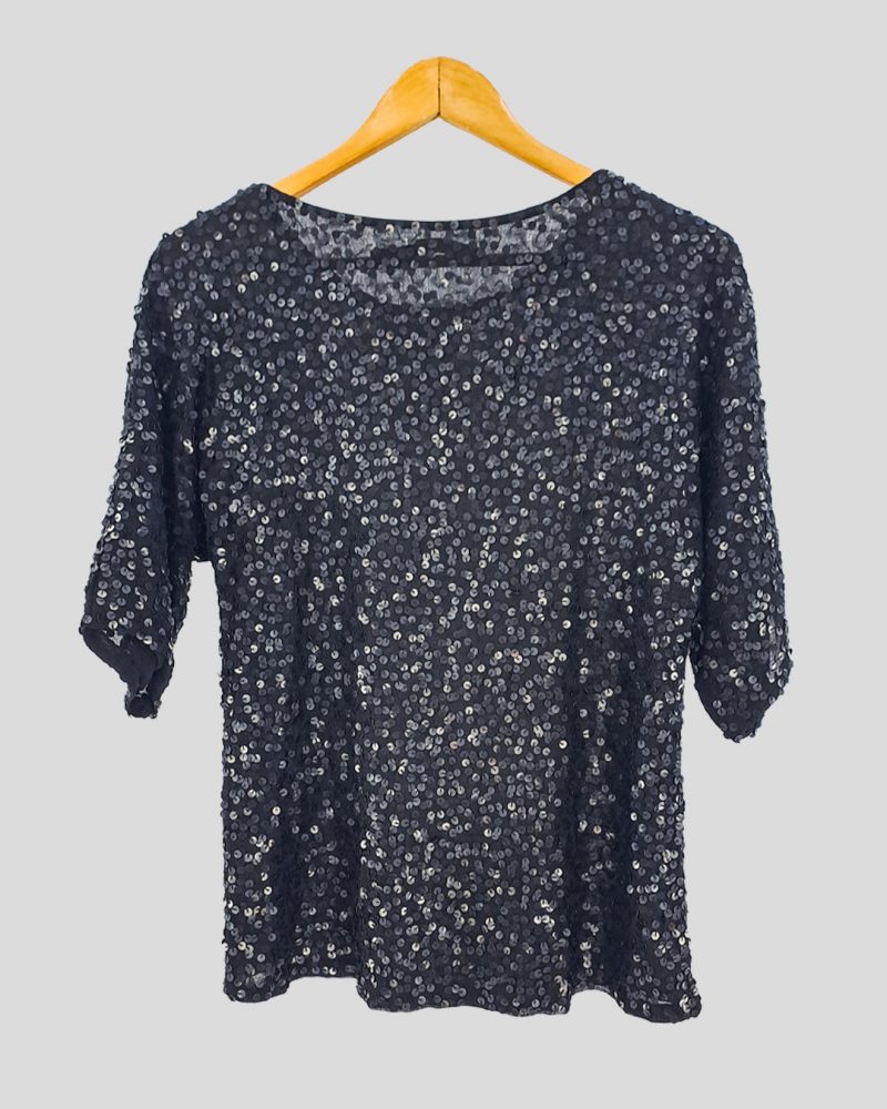 Blusa Manga Corta Rapsodia de Mujer Talle S