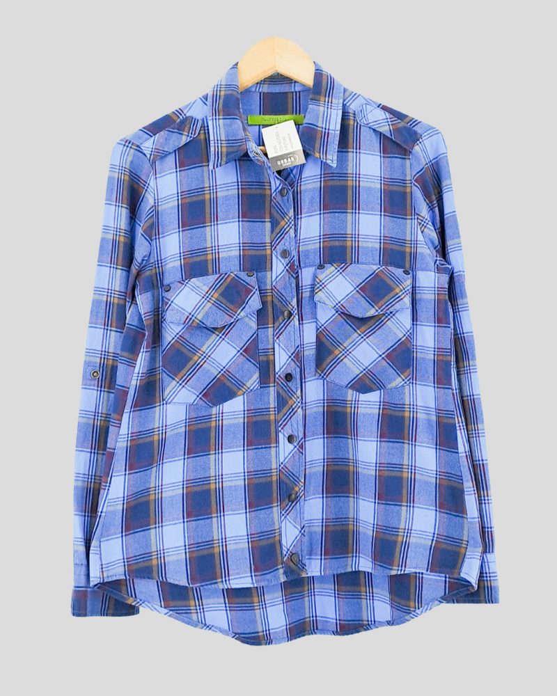 Camisa Manga Larga Invierno Mujer Rapsodia de Mujer Talle L