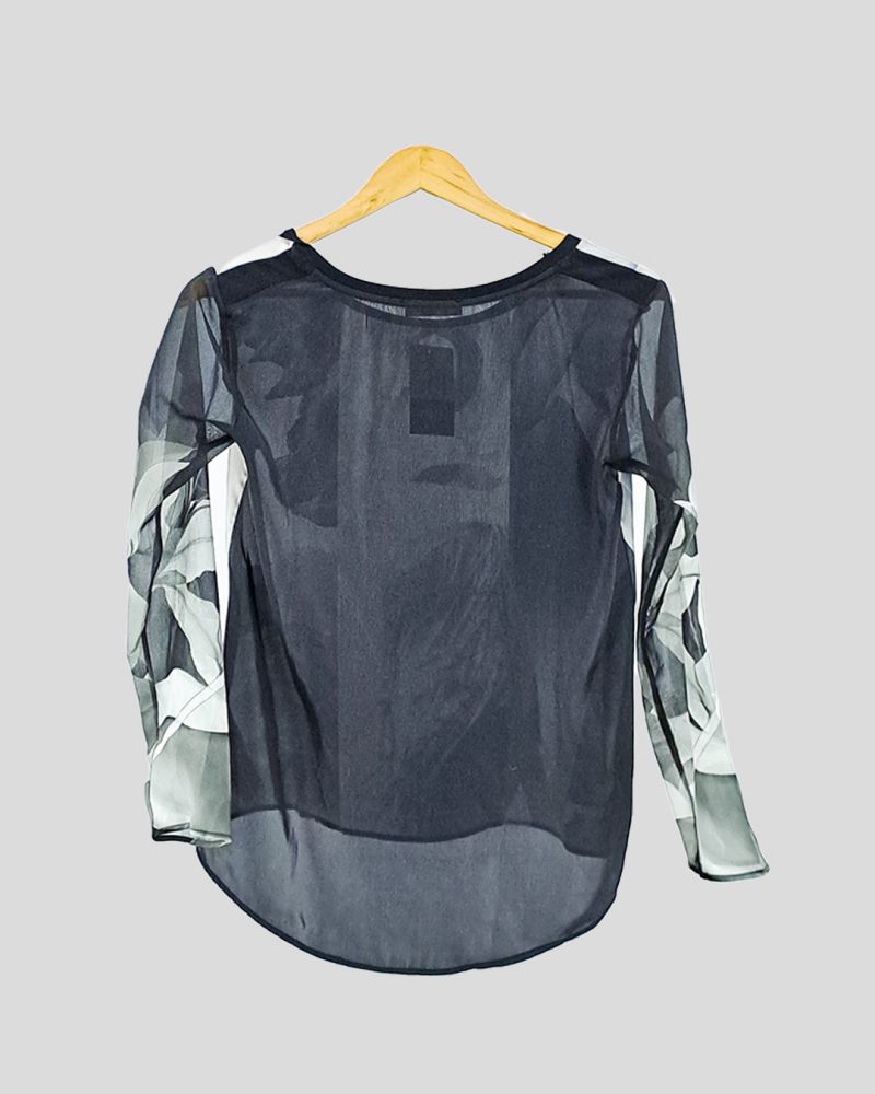 Blusa Manga Larga Liviana Zara de Mujer Talle M