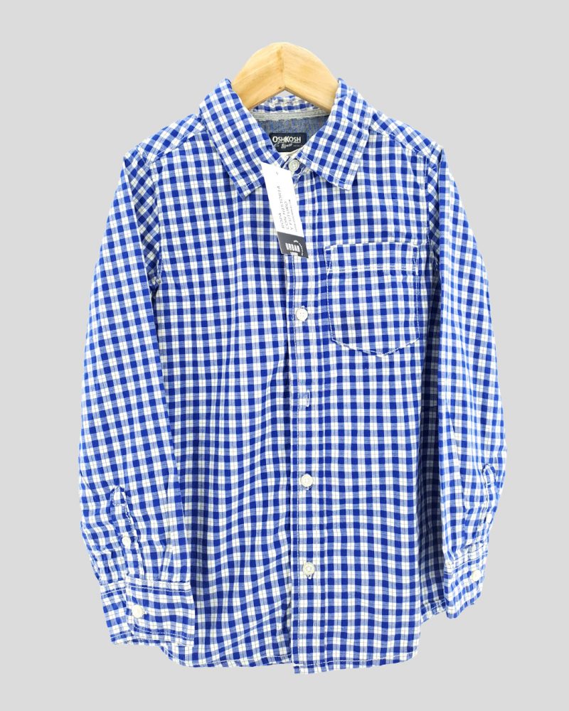 Camisa Manga Larga Chicos Osh Kosh de Nene Talle 8