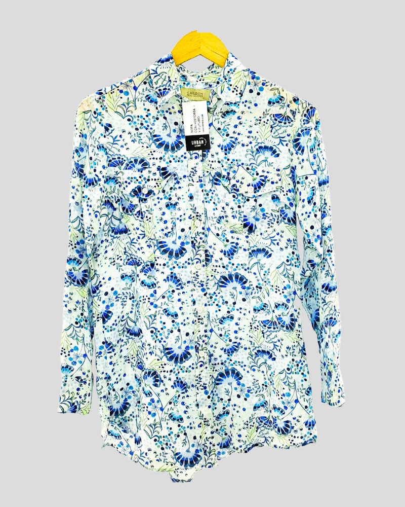 Camisa Manga Larga Liviana Mujer Cardon de Mujer Talle M