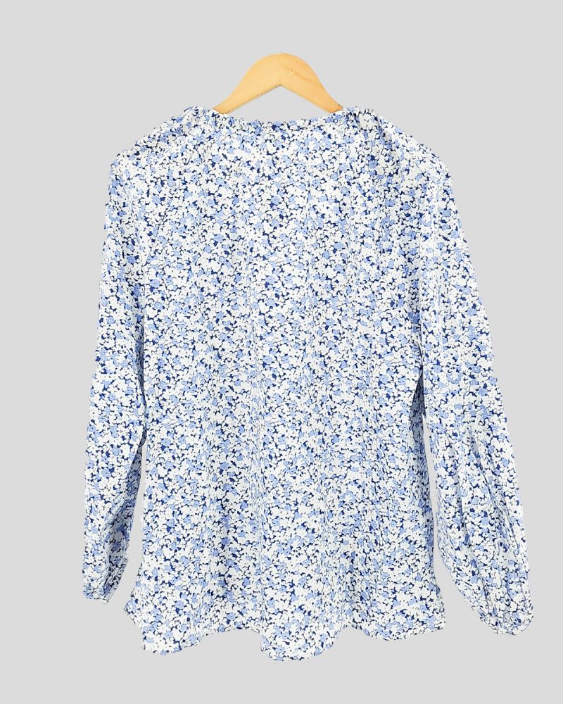 Blusa Manga Larga Liviana H&M de Mujer Talle S