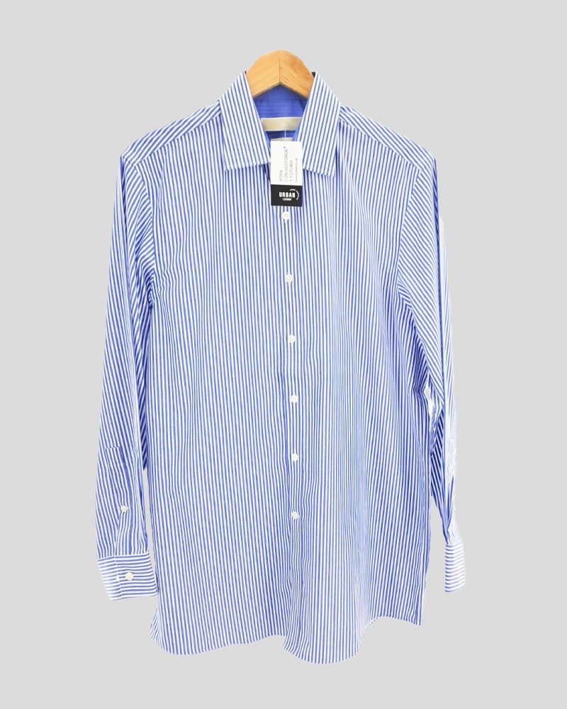 Camisa Manga Larga Hombre Michael Kors de Hombre Talle 15