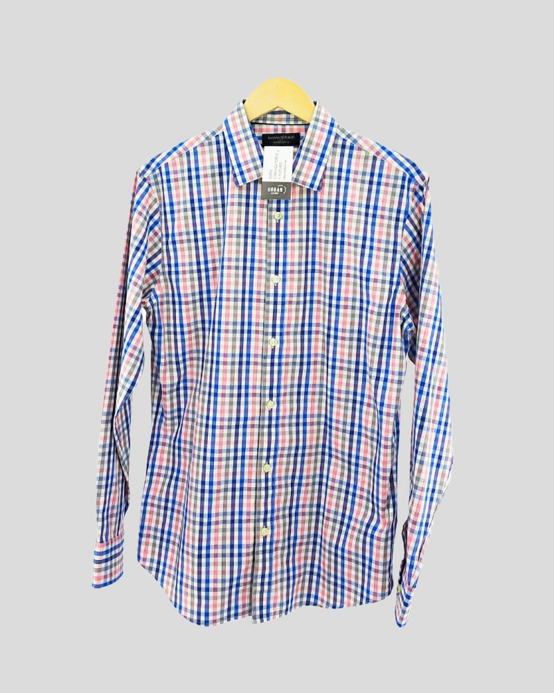 Camisa Manga Larga Hombre Banana Republic de Hombre Talle M