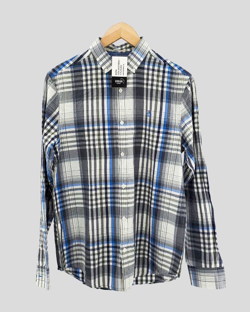 Camisa Manga Larga Hombre Pengüin de Hombre Talle M