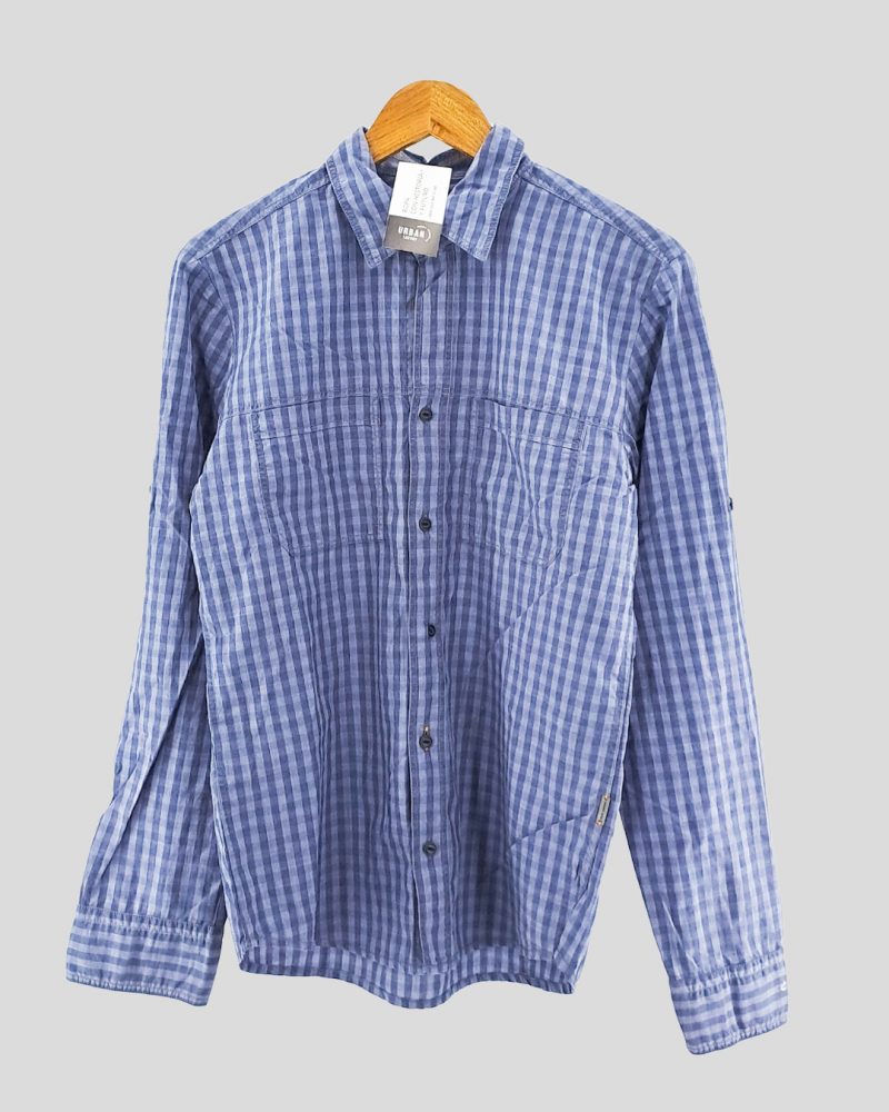 Camisa Manga Larga Hombre Hugo Boss de Hombre Talle M