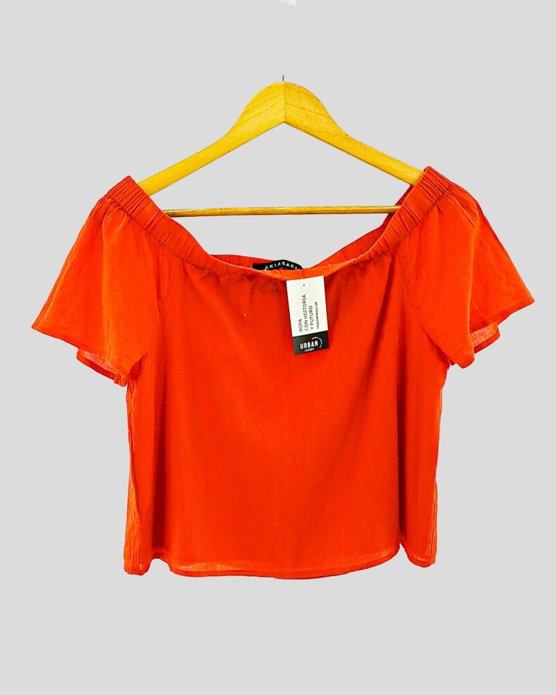 Blusa Manga Corta Akiabara de Mujer Talle M