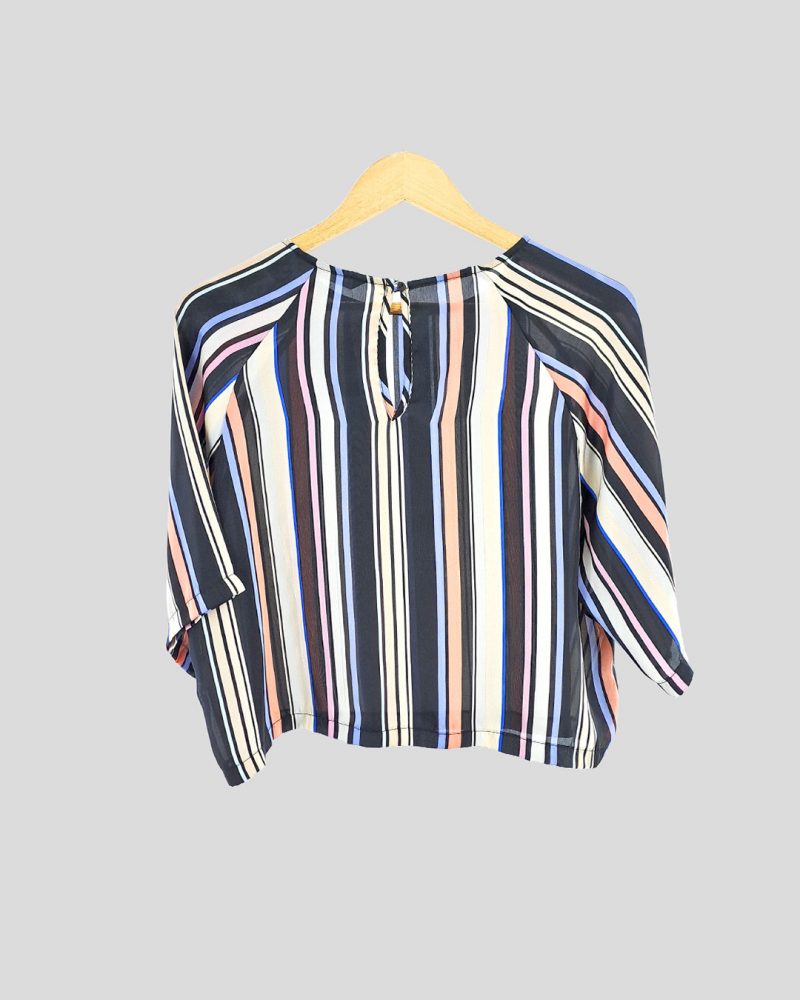 Blusa Manga Corta Zara de Mujer Talle L