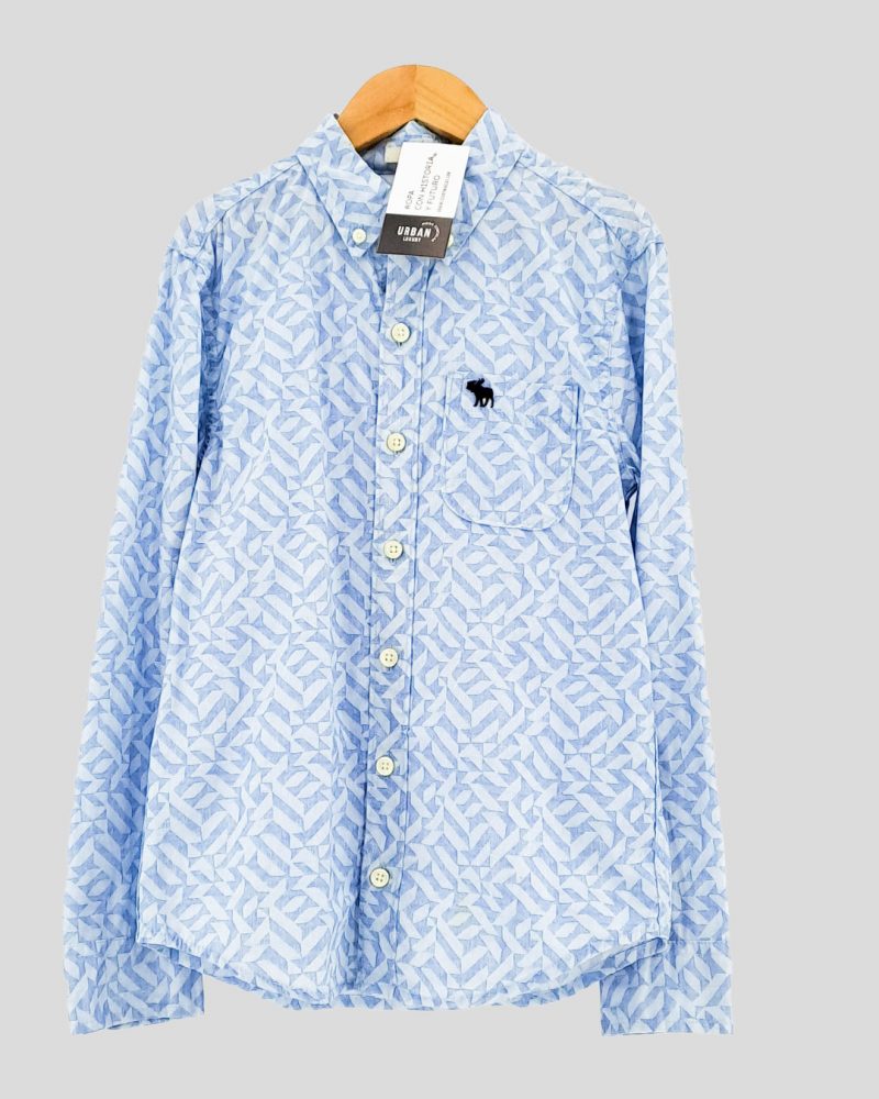 Camisa Manga Larga Niños Abercrombie de Nene Talle 8