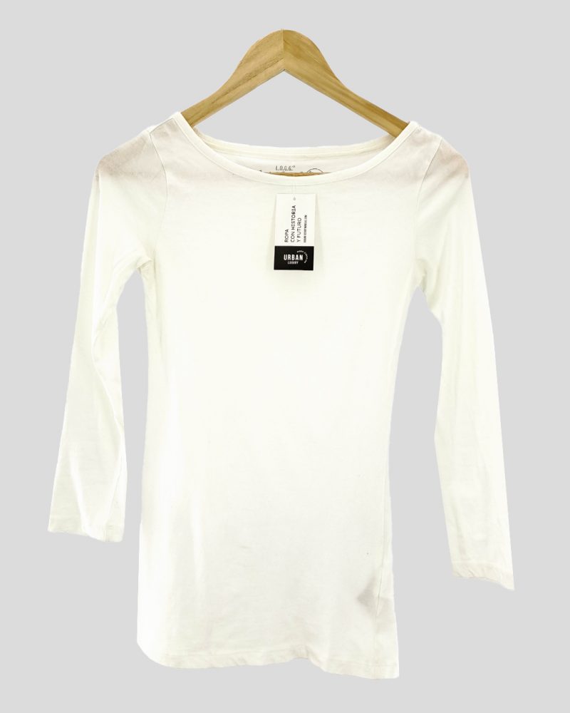 Remera Manga Larga H&M de Mujer Talle S