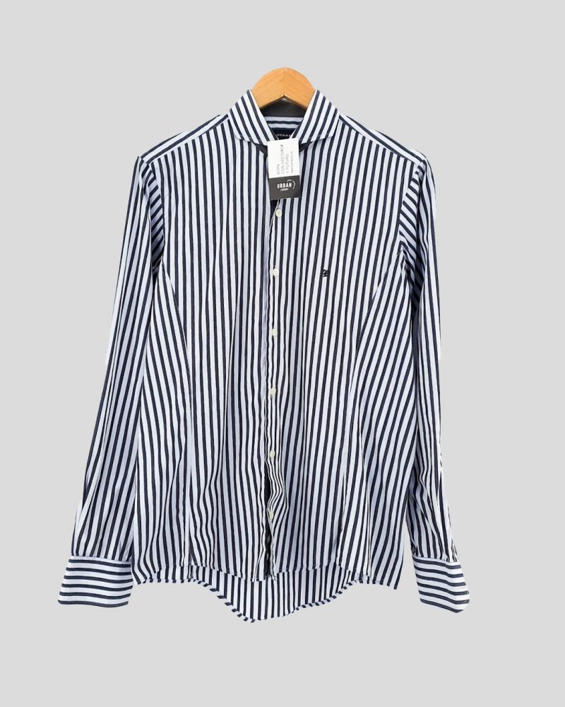 Camisa Manga Larga Hombre Marca Nacional de Hombre Talle S