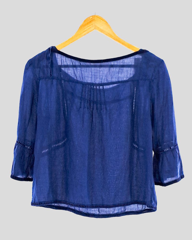 Blusa Manga Corta Marca Nacional de Mujer Talle M