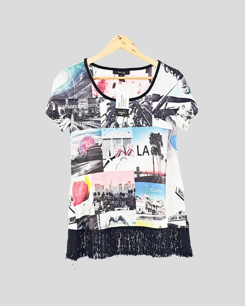 Remera Style & Co de Mujer Talle S