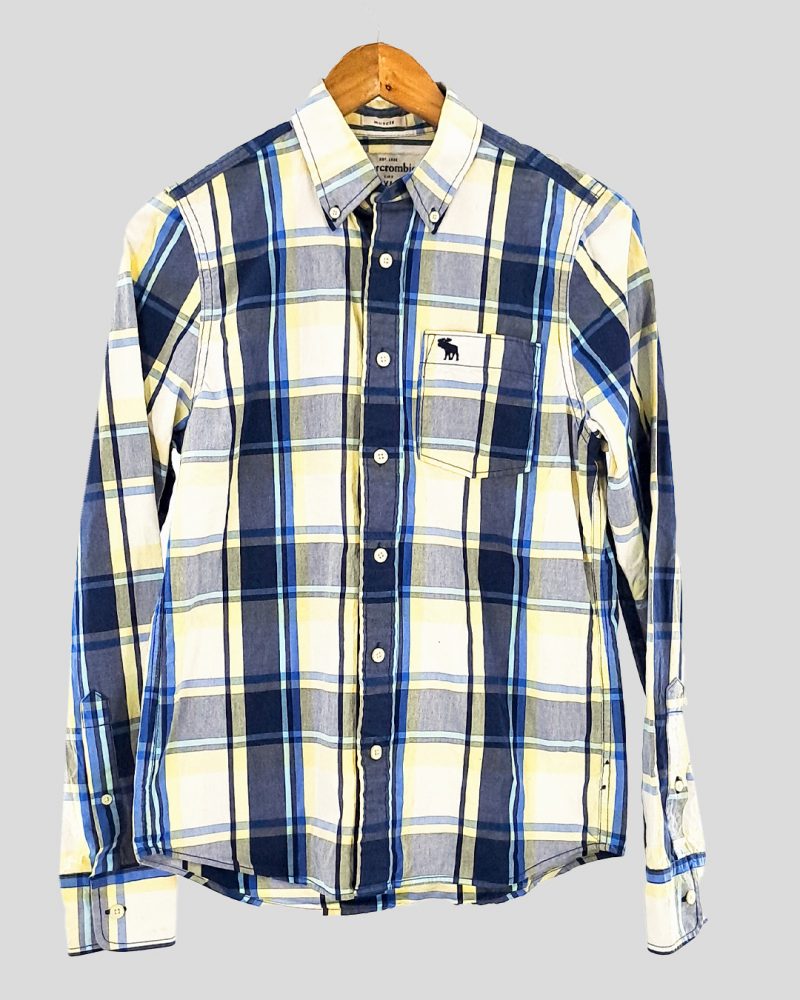 Camisa Manga Larga Chicos Abercrombie de Chico Talle XL