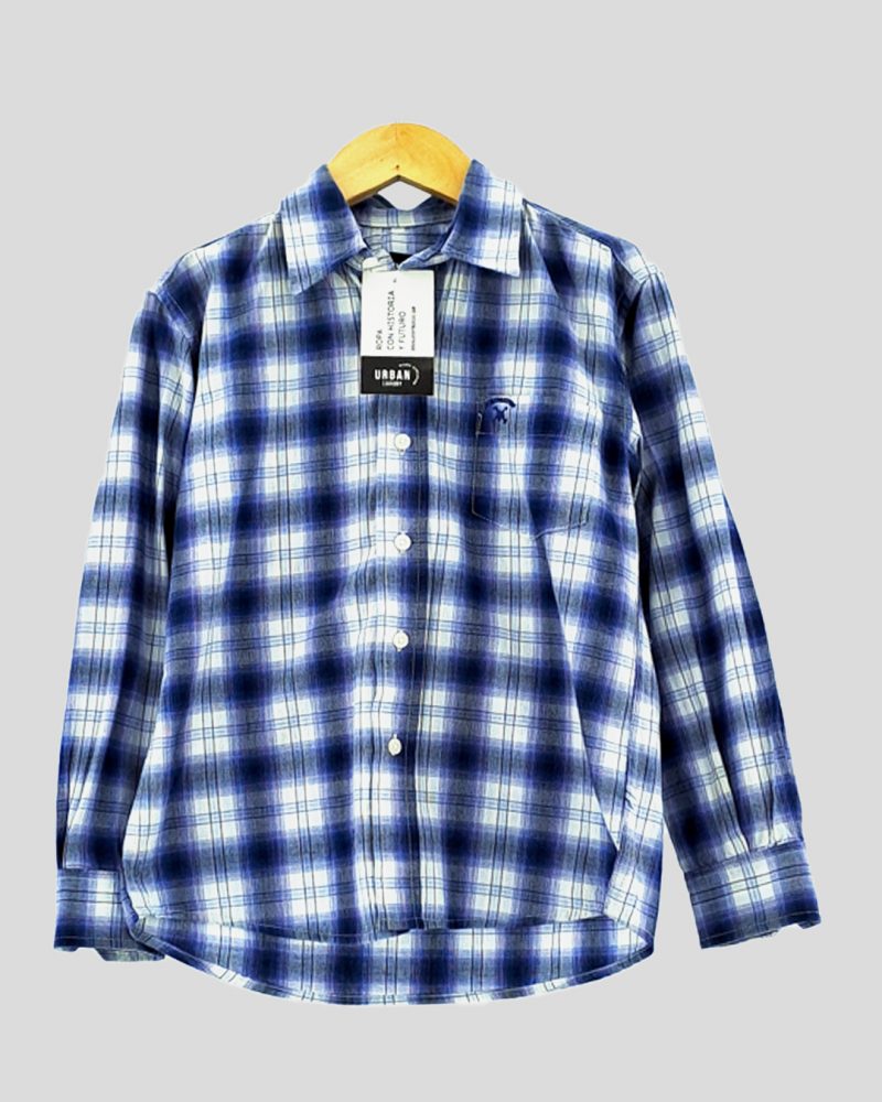 Camisa Manga Larga Chicos Kevingston de Nene Talle 8