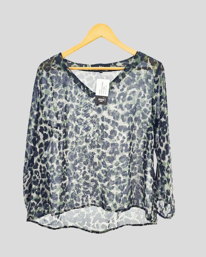 Blusa Manga Larga Liviana Kill de Mujer Talle 44