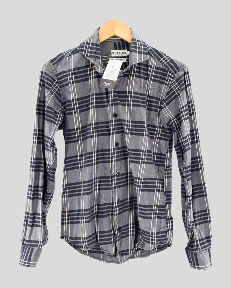 Camisa Manga Larga Hombre Burgues de Hombre Talle XS