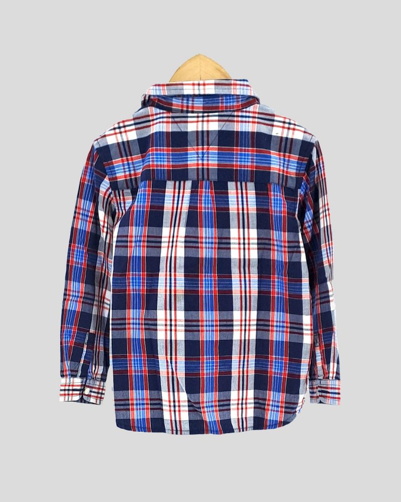 Camisa Manga Larga Niños Tommy Hilfiger de Nene Talle 4